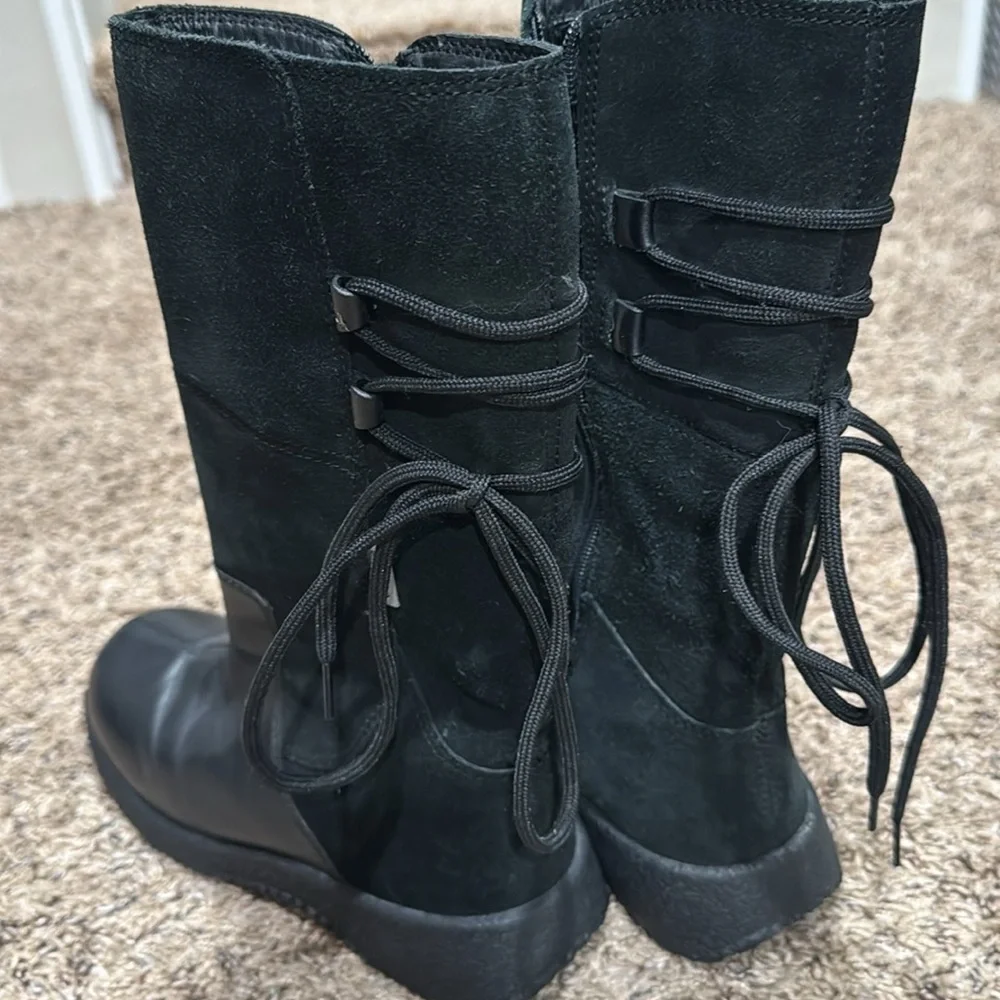 Ecco Girl Warm Wool Lining Dress Boots Size 33 (US 2)
